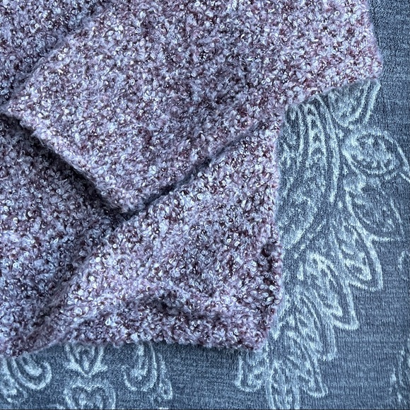 Free People BFF Cowl Neck Sweater Grape Hyancith M - Picture 7 of 10